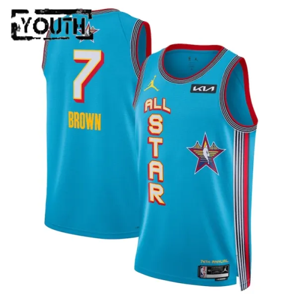 Dječji Dres Jordan Jaylen Brown All Star 2025 Swingman Plava