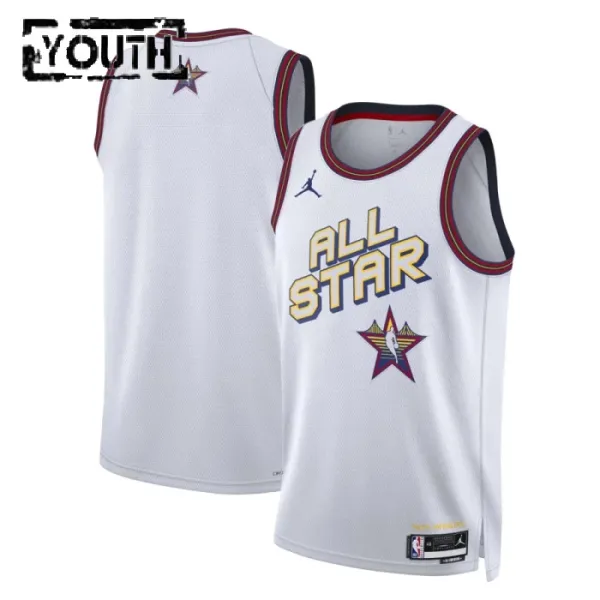 Dječji Dres Jordan Personalizacija All Star 2025 Swingman Bijela