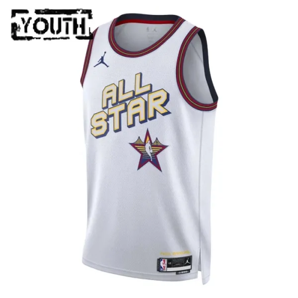 Dječji Dres Jordan Personalizacija All Star 2025 Swingman Bijela