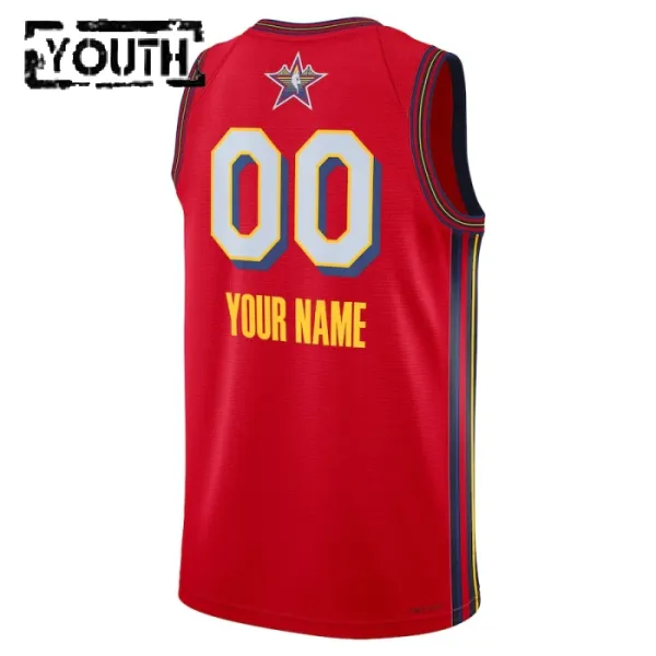 Dječji Dres Jordan Personalizacija All Star 2025 Swingman Crvena