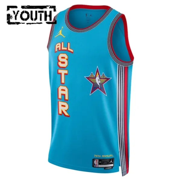 Dječji Dres Jordan Personalizacija All Star 2025 Swingman Plava