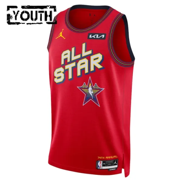 Dječji Dres Jordan Victor Wembanyama All Star 2025 Swingman Crvena