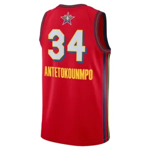 Muški Dres Jordan Giannis Antetokounmpo All Star 2025 Swingman Crvena