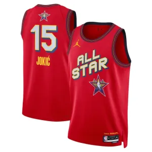 Muški Dres Jordan Nikola Jokic All Star 2025 Swingman Crvena