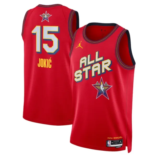 Muški Dres Jordan Nikola Jokic All Star 2025 Swingman Crvena
