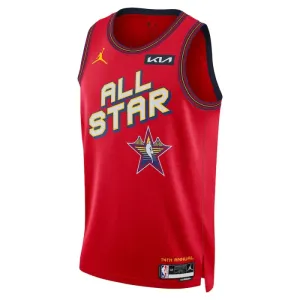 Muški Dres Jordan Personalizacija All Star 2025 Swingman Crvena