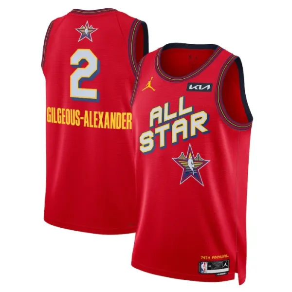Muški Dres Jordan Shai Gilgeous Alexander All Star 2025 Swingman Crvena