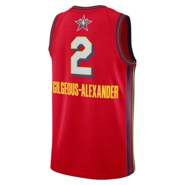 Muški Dres Jordan Shai Gilgeous Alexander All Star 2025 Swingman Crvena