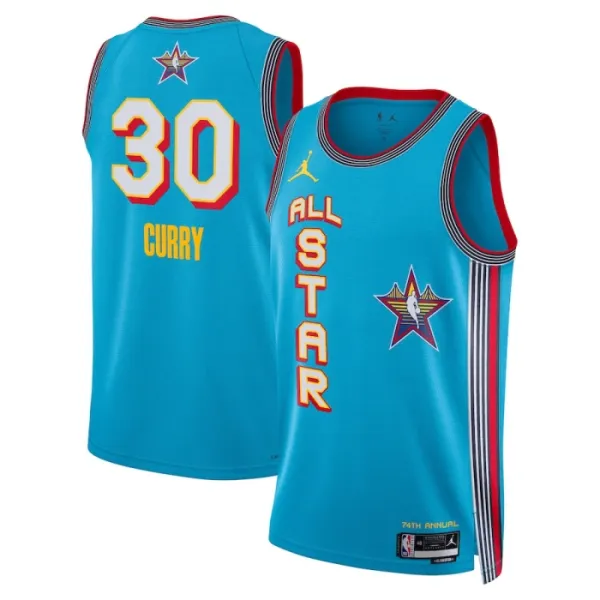 Muški Dres Jordan Stephen Curry All Star 2025 Swingman Plava