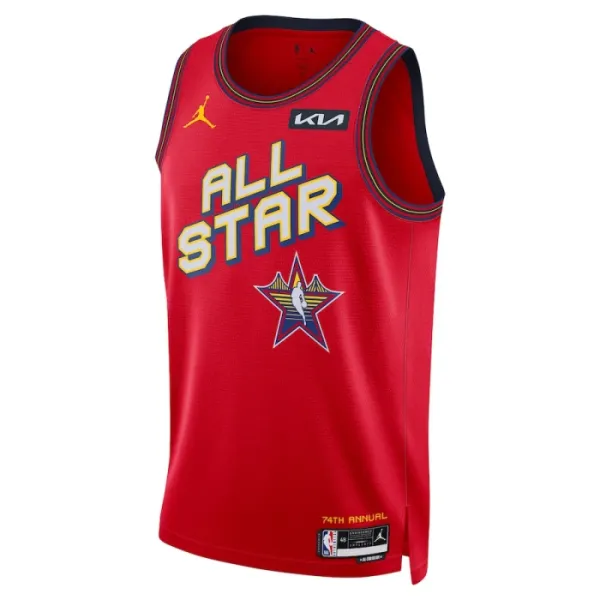 Muški Dres Jordan Victor Wembanyama All Star 2025 Swingman Crvena