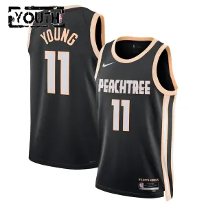 Nike Dječji Dres Atlanta Hawks Trae Young City Edition 2025/26 Swingman Crna