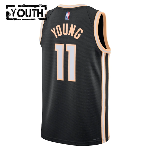 Nike Dječji Dres Atlanta Hawks Trae Young City Edition 2025/26 Swingman Crna