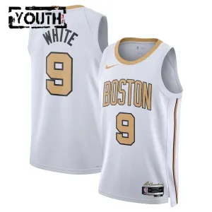 Nike Dječji Dres Boston Celtics Derrick White City Edition 2025/26 Swingman Bijela