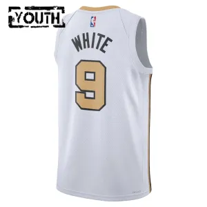 Nike Dječji Dres Boston Celtics Derrick White City Edition 2025/26 Swingman Bijela