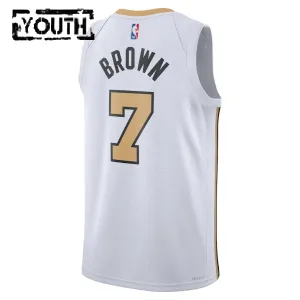 Nike Dječji Dres Boston Celtics Jaylen Brown City Edition 2025/26 Swingman Bijela