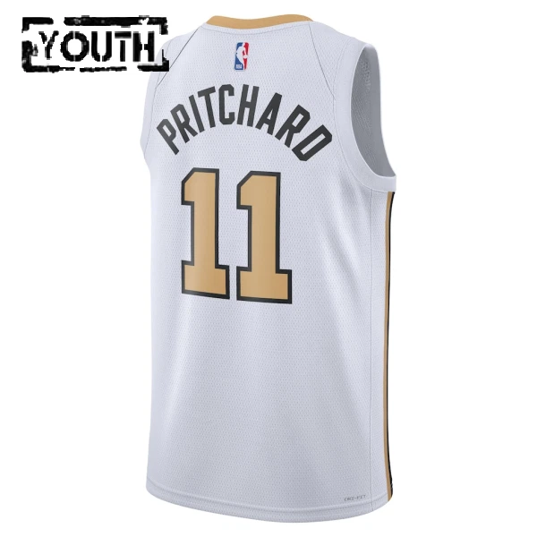 Nike Dječji Dres Boston Celtics Payton Pritchard City Edition 2025/26 Swingman Bijela