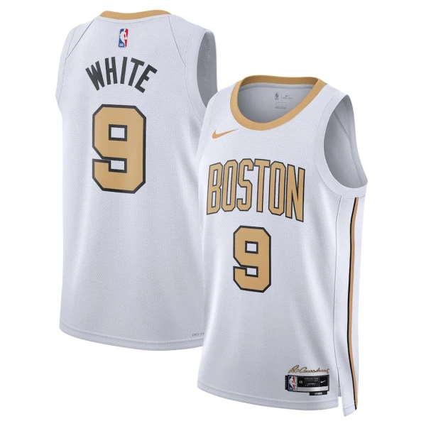 Nike Muški Dres Boston Celtics Derrick White City Edition 2025/26 Swingman Bijela