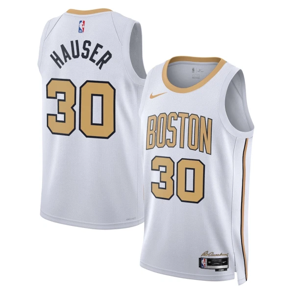 Nike Muški Dres Boston Celtics Sam Hauser City Edition 2025/26 Swingman Bijela