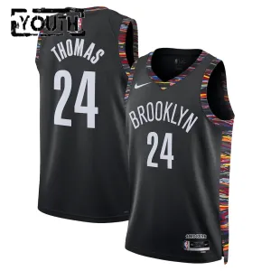 Nike Dječji Dres Brooklyn Nets Cam Thomas City Edition 2025/26 Swingman Crna