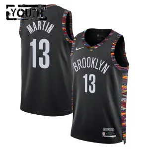 Nike Dječji Dres Brooklyn Nets Tyrese Martin City Edition 2025/26 Swingman Crna