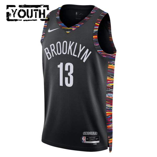 Nike Dječji Dres Brooklyn Nets Tyrese Martin City Edition 2025/26 Swingman Crna