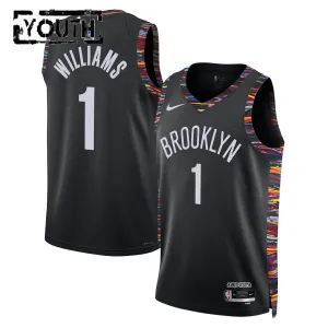 Nike Dječji Dres Brooklyn Nets Ziaire Williams City Edition 2025/26 Swingman Crna