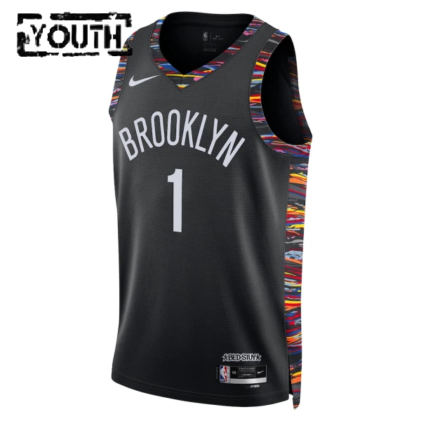 Nike Dječji Dres Brooklyn Nets Ziaire Williams City Edition 2025/26 Swingman Crna
