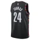 Nike Muški Dres Brooklyn Nets Cam Thomas City Edition 2025/26 Swingman Crna