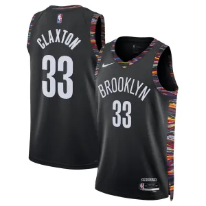 Nike Muški Dres Brooklyn Nets Nic Claxton City Edition 2025/26 Swingman Crna
