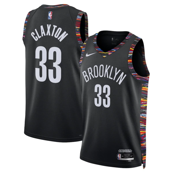 Nike Muški Dres Brooklyn Nets Nic Claxton City Edition 2025/26 Swingman Crna