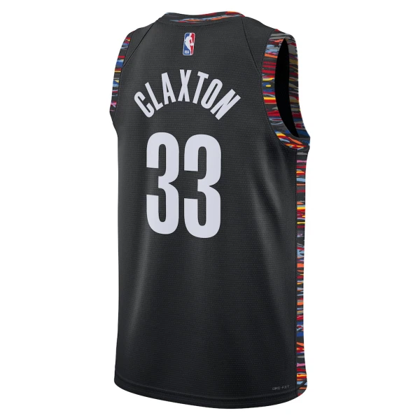 Nike Muški Dres Brooklyn Nets Nic Claxton City Edition 2025/26 Swingman Crna