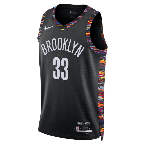 Nike Muški Dres Brooklyn Nets Nic Claxton City Edition 2025/26 Swingman Crna