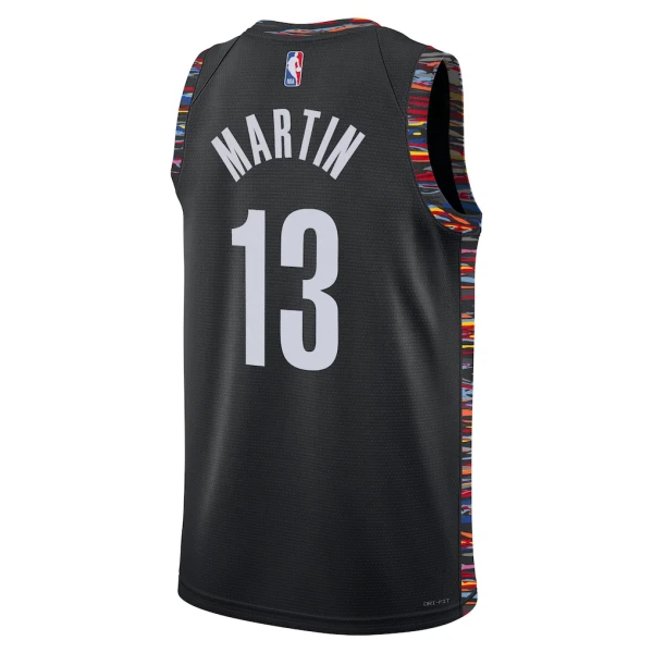 Nike Muški Dres Brooklyn Nets Tyrese Martin City Edition 2025/26 Swingman Crna