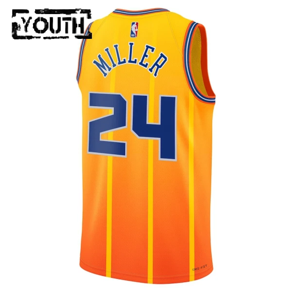Dječji Dres Charlotte Hornets Jordan Brandon Miller City Edition 2025/26 Swingman Zlato