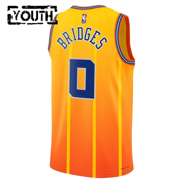 Dječji Dres Charlotte Hornets Jordan Miles Bridges City Edition 2025/26 Swingman Zlato