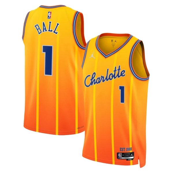 Muški Dres Charlotte Hornets Jordan Lamelo Ball City Edition 2025/26 Swingman Zlato