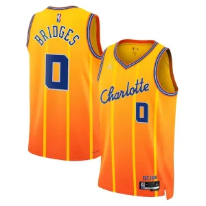 Muški Dres Charlotte Hornets Jordan Miles Bridges City Edition 2025/26 Swingman Zlato