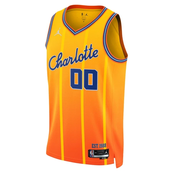 Muški Dres Charlotte Hornets Jordan Personalizacija City Edition 2025/26 Swingman Zlato