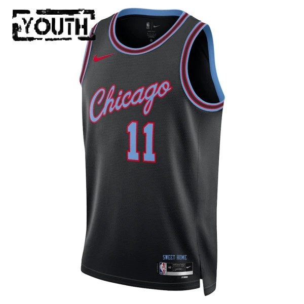Nike Dječji Dres Chicago Bulls Ayo Dosunmu City Edition 2025/26 Swingman Crna