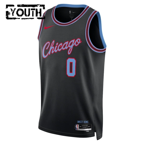 Nike Dječji Dres Chicago Bulls Coby Black City Edition 2025/26 Swingman Crna