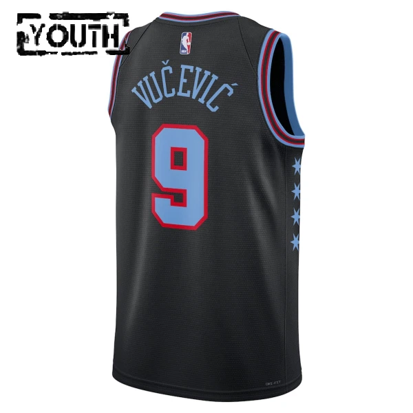 Nike Dječji Dres Chicago Bulls Nikola Vucevic City Edition 2025/26 Swingman Crna
