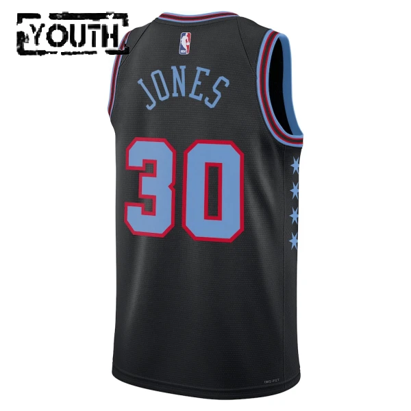 Nike Dječji Dres Chicago Bulls Tre Jones City Edition 2025/26 Swingman Crna