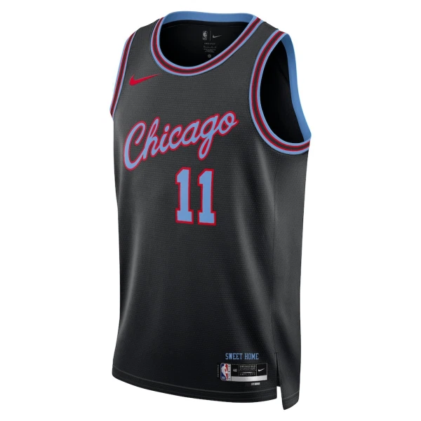 Nike Muški Dres Chicago Bulls Ayo Dosunmu City Edition 2025/26 Swingman Crna