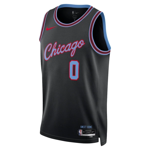 Nike Muški Dres Chicago Bulls Coby Black City Edition 2025/26 Swingman Crna