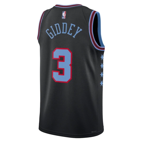 Nike Muški Dres Chicago Bulls Josh Giddey City Edition 2025/26 Swingman Crna