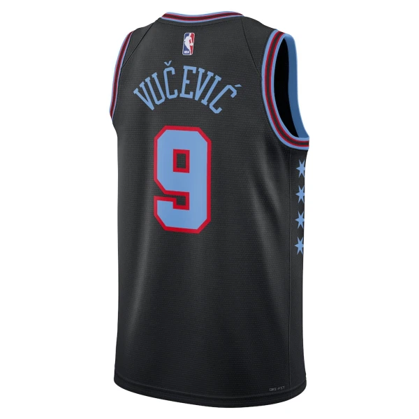 Nike Muški Dres Chicago Bulls Nikola Vucevic City Edition 2025/26 Swingman Crna