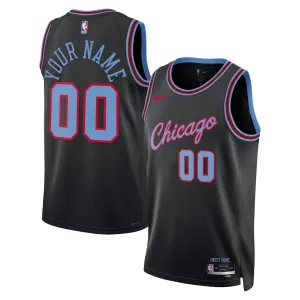Nike Muški Dres Chicago Bulls Personalizacija City Edition 2025/26 Swingman Crna