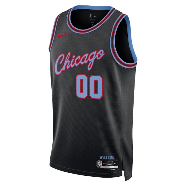 Nike Muški Dres Chicago Bulls Personalizacija City Edition 2025/26 Swingman Crna