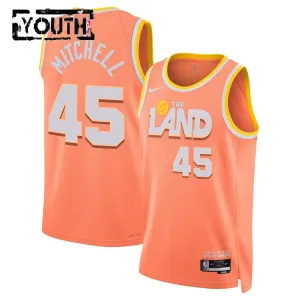 Nike Dječji Dres Cleveland Cavaliers Donovan Mitchell City Edition 2025/26 Swingman NarančAsto