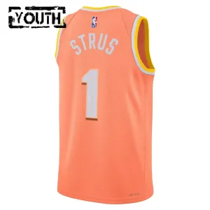 Nike Dječji Dres Cleveland Cavaliers Max Strus City Edition 2025/26 Swingman NarančAsto